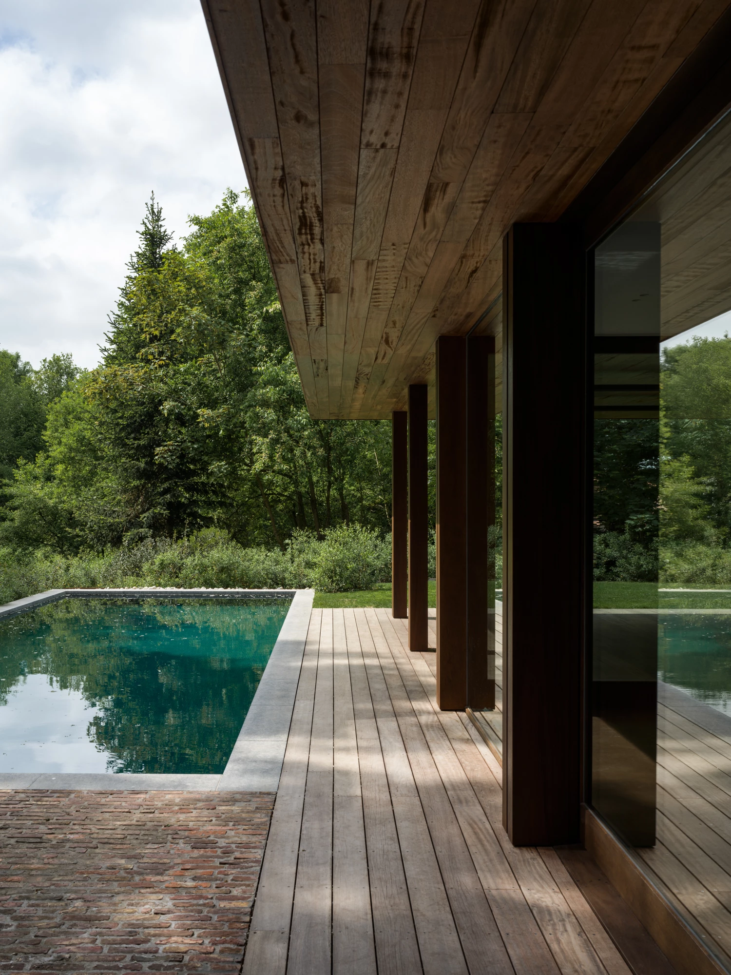 Architecture that echoes the forest
